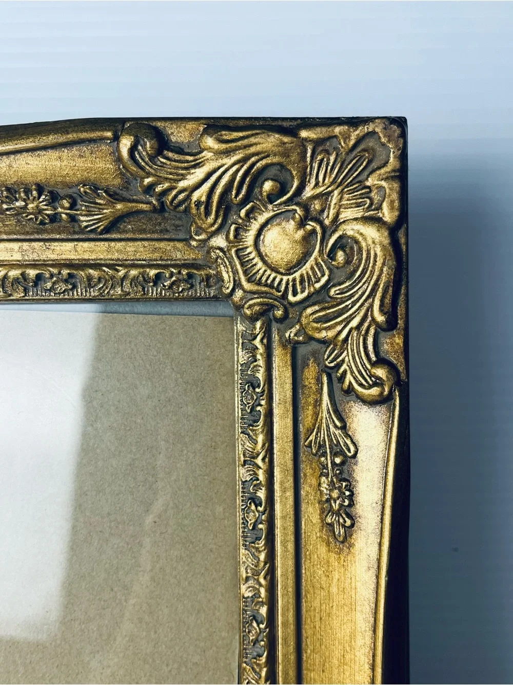 Vintage French Baroque Wood Picture Frames Gold Gilt Ornate Rococo Fits 8 x 10